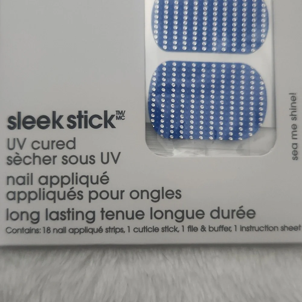 5 PACKS! Essie UV cured sleek stick 18 nail strips pack cuticle stick and‎ file